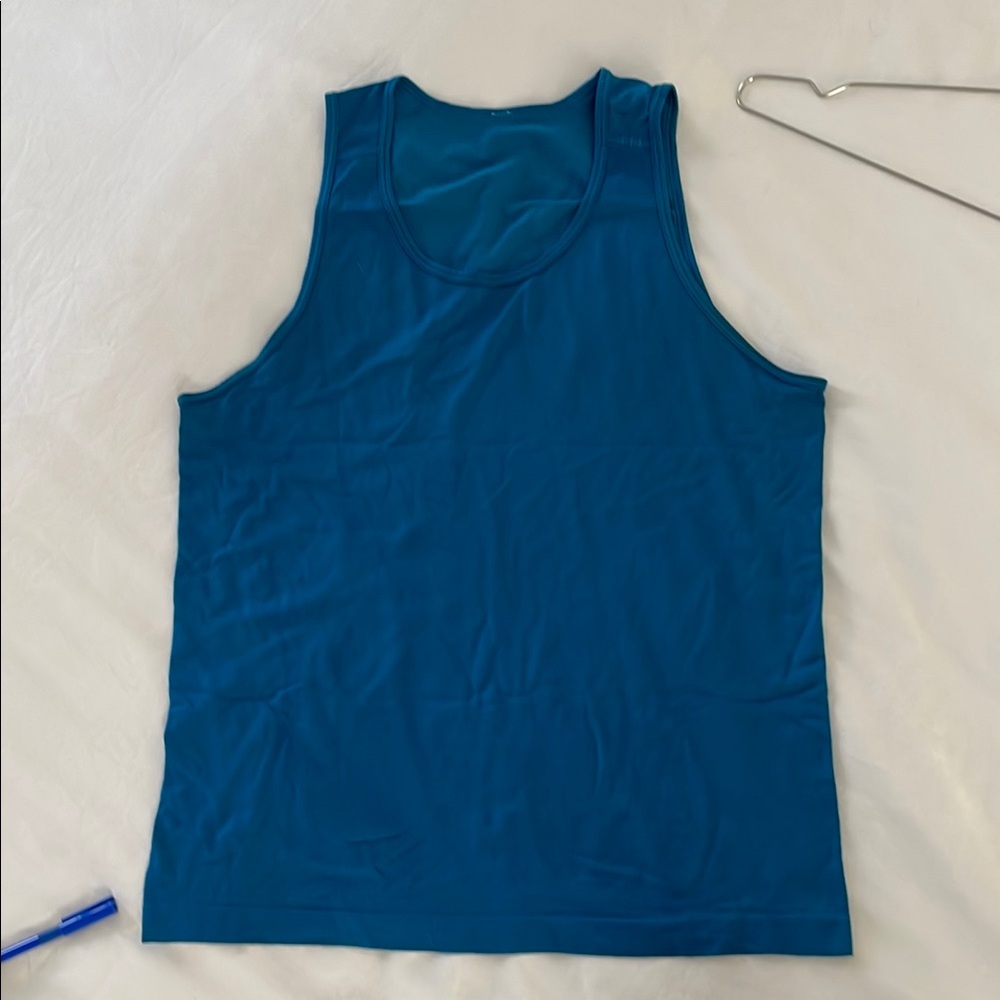 Lululemon Blue Sleeveless Men's Shirt